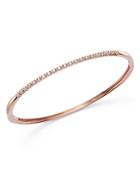 Bloomingdale's Diamond Bangle Bracelet In 14k Rose Gold, 0.35 Ct. T.w. - 100% Exclusive