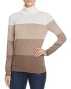 Calvin Klein Ombre Stripe Turtleneck Sweater