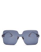 Dior Women's Colorquake Oversized Square Rimless Sunglasses, 99mm