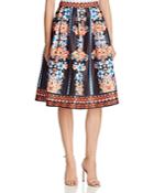 Jealous Tomato Printed A-line Skirt - Compare At $86