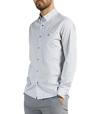 Ted Baker Made In Britain Midspo Spot Geometric Print Shirt