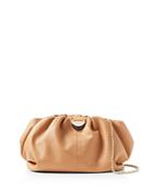 Loeffler Randall Analeigh Small Gathered Leather Clutch