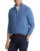 Polo Ralph Lauren Regular Fit Mesh Quarter Zip Pullover