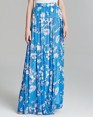 Alice + Olivia Maxi Skirt - Louie Floral Print