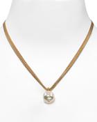 Majorica Women's 16mm Baroque Simulated Pearl Multstrand Chain Necklace, 16