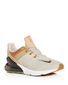 Nike Men's Air Max 270 Premium Leather Lace Up Sneakers