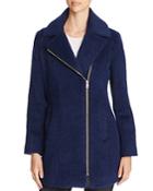 Andrew Marc Slim Alpaca Wool Blend Coat