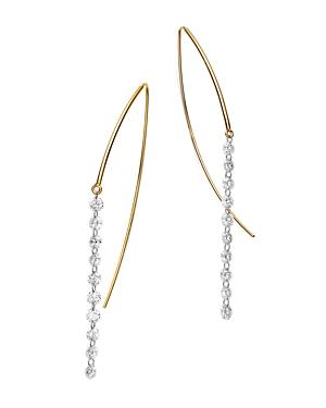 Aerodiamonds 18k Yellow Gold Diamond Streamer Threader Earrings