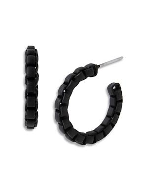Allsaints Small Frozen Chain Hoop Earrings