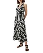 Karen Millen Striped Halter Midi Dress