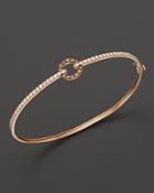 White And Brown Diamond Bangle In 14k Rose Gold, .55 Ct. T.w. - 100% Exclusive