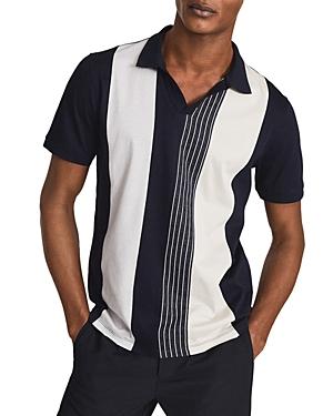 Reiss Cambridge Colorblocked Open Collar Polo Shirt