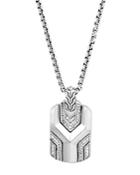 John Hardy Sterling Silver Classic Chain Pendant With Diamonds, 26