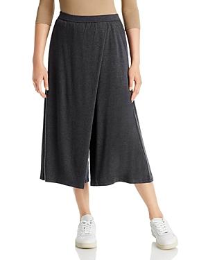 Eileen Fisher Cropped Wrap Wide Leg Pants
