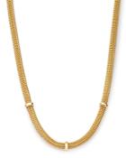 Bloomingdale's Three Station Bismark Chain Necklace In 14k Yellow Gold, 17.5 - 100% Exclusive