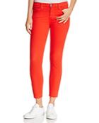 Current/elliott The Stiletto Skinny Jeans In Racing Red