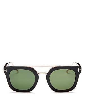 Tom Ford Women's Alex Brow Bar Square Sunglasses, 50mm