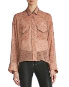 The Kooples Candy Floral Print Shirt