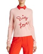 Alice And Olivia Dia Layered-look Cashmere Sweater