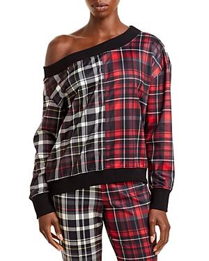 Alice And Olivia Natalie Off The Shoulder Sweatshirt