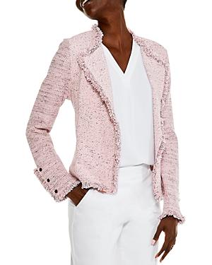 Nic+zoe Fringe Mix Tweed Jacket