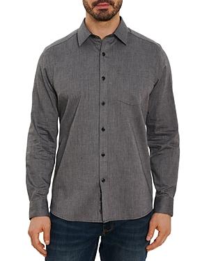 Robert Graham Lovejoy Cotton Solid Classic Fit Button Down Shirt