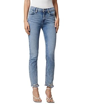 Hudson Nico Mid Rise Maternity Straight Leg Jeans In Superstar