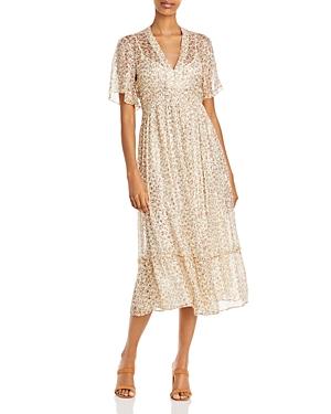 Vanessa Bruno Soraya Fil Coupe Midi Dress