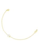 Tous 18k Yellow Gold Xxs Mother-of-pearl Star Bracelet