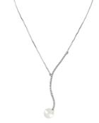 Majorica Simulated Pearl Spiral Pendant Necklace, 16