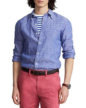 Polo Ralph Lauren Linen Chambray Custom Fit Button Down Shirt