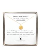 Dogeared Maya Angelou Legacy Collection Love Life Necklace, 16