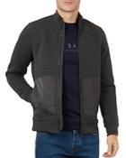 Ted Baker Narn Waffle-knit Quilted Zip Jacket