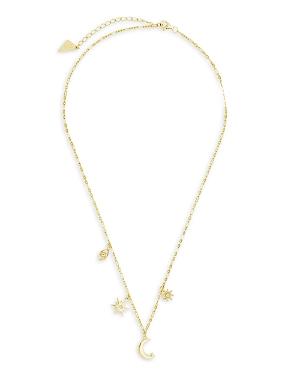 Sterling Forever Sky Charm Necklace, 16-18