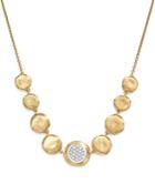Marco Bicego 18k White & Yellow Gold Diamond Jaipur Small Bead Necklace, 18