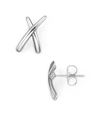 Nancy B Sterling Silver X Earrings