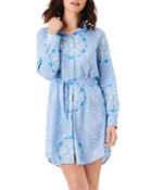 Vilebrequin Florence Mandala Cotton Voile Shirtdress