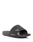 Ps Paul Smith Men's Summit Zebra Stripe Slide Sandals