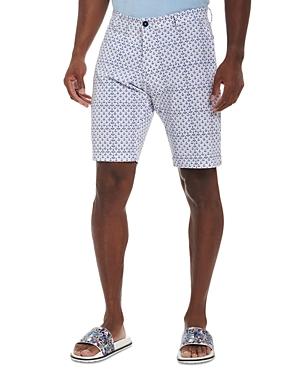 Robert Graham Off The Hook Stretch Anchor Print Classic Fit Performance Shorts