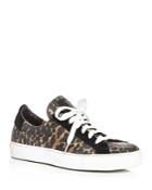 Belstaff Dagenham Leopard Print Lace Up Sneakers