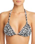 Pilyq Isla Zebra Triangle Bikini Top