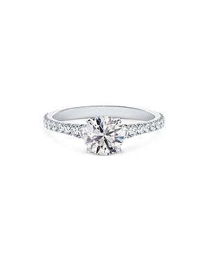 De Beers Forevermark Platinum Icon Diamond Engagement Ring