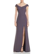 Aidan Mattox Off-the-shoulder Gown - 100% Exclusive