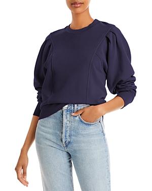Sundry Pleated Cotton Sweatshirt