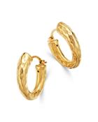 Bloomingdale's Hammered Hoop Earrings In 14k Yellow Gold - 100% Exclusive