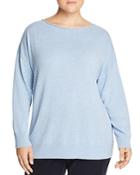 Lafayette 148 New York Plus Relaxed Cashmere Sweater