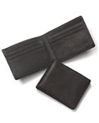 The Men's Store At Bloomingdale's Black Leather Bifold Wallet