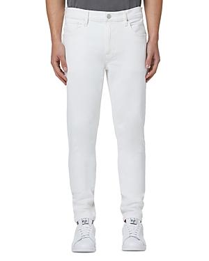 Hudson Zack Skinny Fit Jeans In White