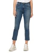 Sanctuary High-rise Cropped Jeans In Sparrow