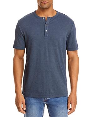 Theory Essential Birdseye Stitch Short Sleeve Henley - 100% Exclusive
